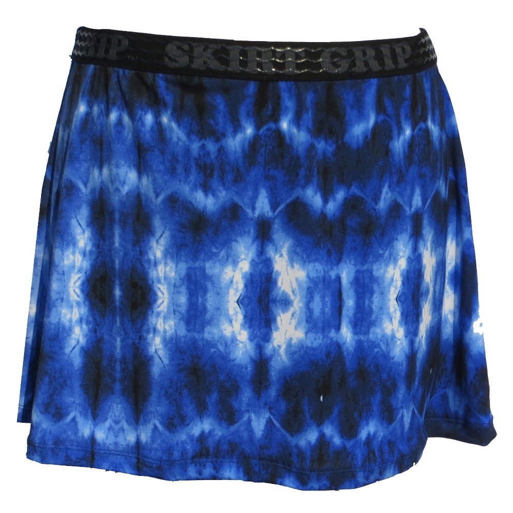 SKIRT GRIP BLUE TIE DYE ATHLETIC SKIRT